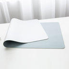 Dual-Sided PU Leather Desk Mat shown in visible colour options, alternate view
