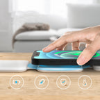Close-up of Foldable 3-in-1 Wireless Charging Station from another angle