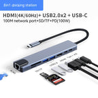 Items included with 8-in-1 USB-C Hub with 4K HDMI