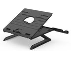 Close-up of Adjustable Aluminium Laptop Stand from another angle
