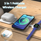 Foldable 3-in-1 Wireless Charging Station