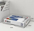 Dimensions of Clear Acrylic Desktop Storage Rack