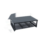 Close-up of Monitor Riser with Storage Drawers from another angle